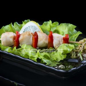 cồi sò điệp trộn rau salad