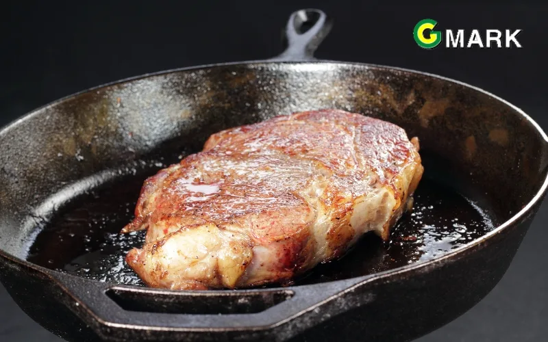 Cách lật bò beefsteak