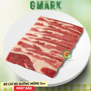 Ba Chỉ Bò Nướng Mỏng 5mm Ishiga Nhật Bản - Gmark